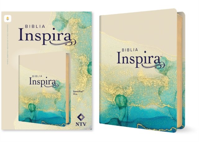 Biblia Inspira NTV con Filament  (SentiPiel, Oro)
