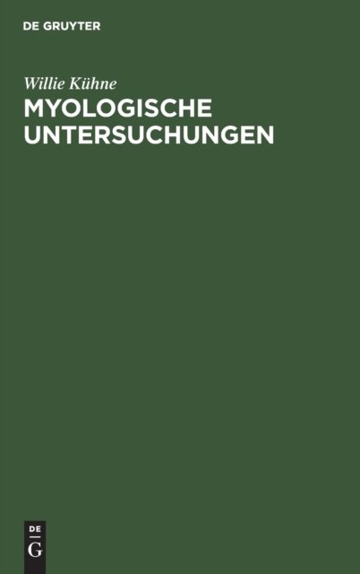 Myologische Untersuchungen