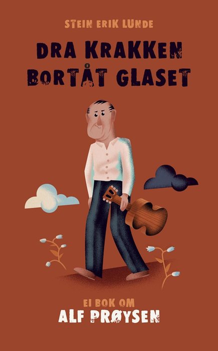 Dra krakken bortåt glaset