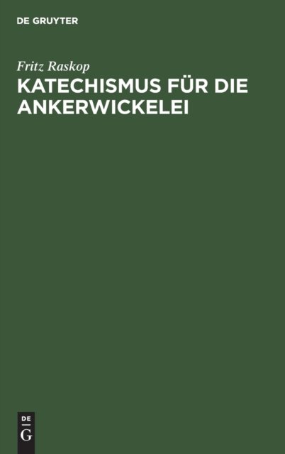 Katechismus für die Ankerwickelei