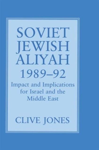 Soviet Jewish Aliyah, 1989-92