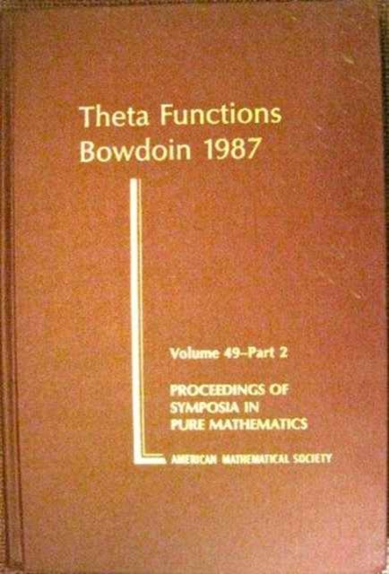 Theta Functions, Part 2