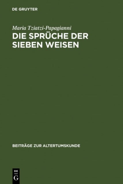 Die Spruche der sieben Weisen