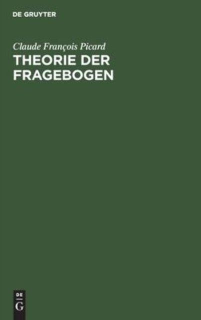Theorie Der Fragebogen
