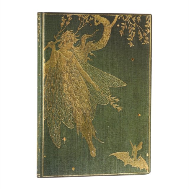 Olive Fairy Midi Unlined Softcover Journal, 176pg, 100GSM by Paperblanks (Lang''s Fairy Books)