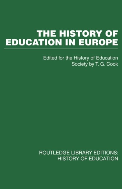 The History of Education in Europe