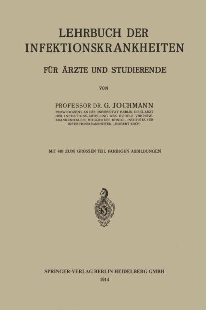 Lehrbuch der Infektionskrankheiten f. Aerzte u. Studierende