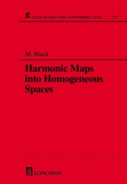 Harmonic Maps Into Homogeneous Spaces