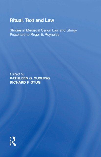 Ritual, Text and Law