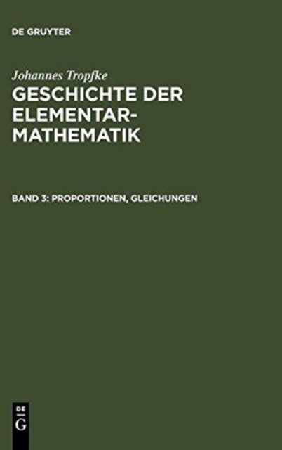 Proportionen, Gleichungen