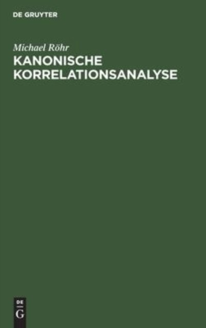 Kanonische Korrelationsanalyse