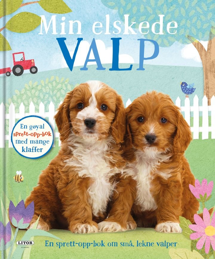 Min elskede valp - en sprett-opp-bok om små, lekne valper