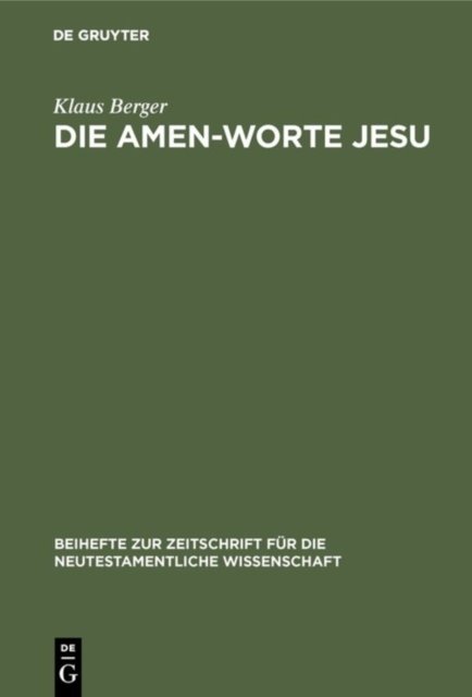 Amen-Worte Jesu