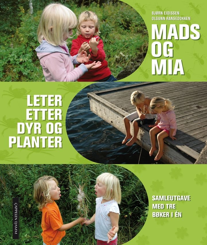 Mads og Mia leter etter dyr og planter - samleutgave med tre bøker i én
