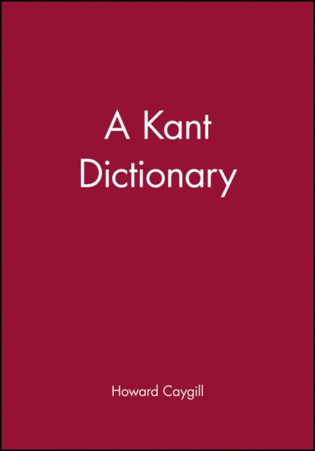 Kant Dictionary