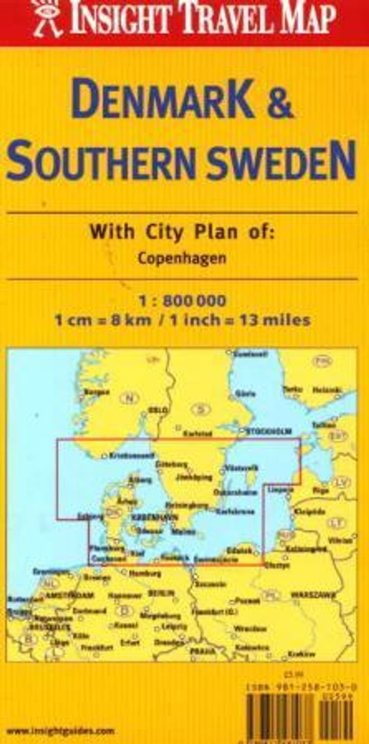 Denmark and southern Sweden