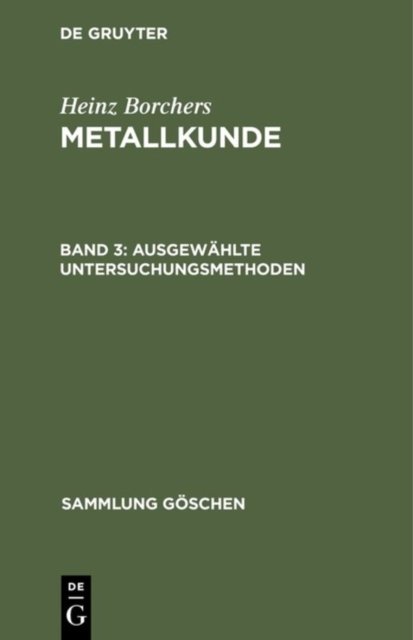 Ausgewahlte Untersuchungsmethoden