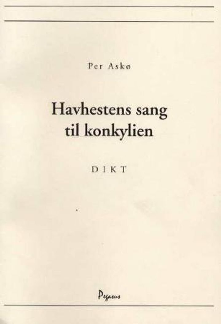 Havhestens sang til konkylien - dikt