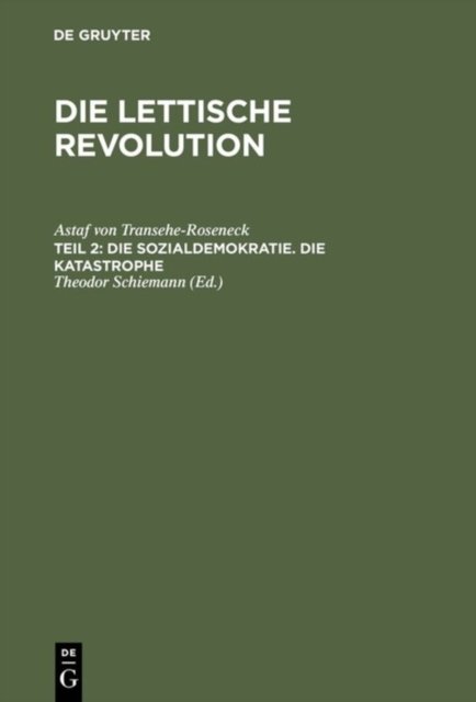 Die Sozialdemokratie. Die Katastrophe