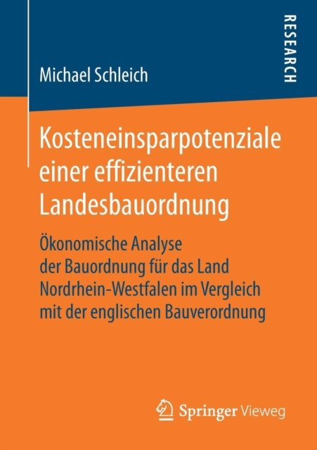 Kosteneinsparpotenziale einer effizienteren Landesbauordnung