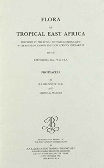 Flora of Tropical East Africa - Proteaceae (1993)