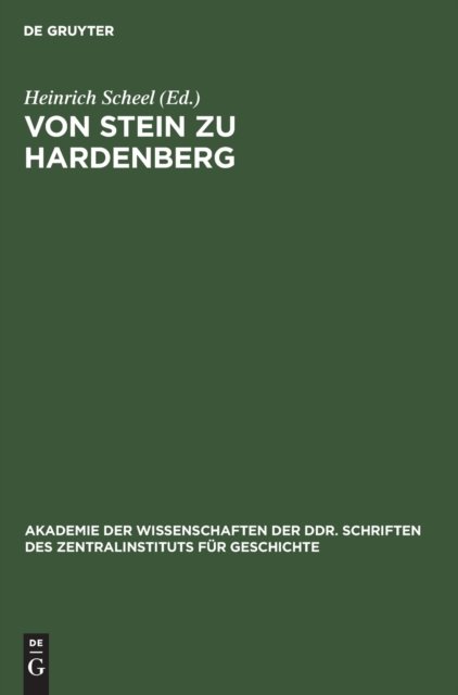 Von Stein Zu Hardenberg
