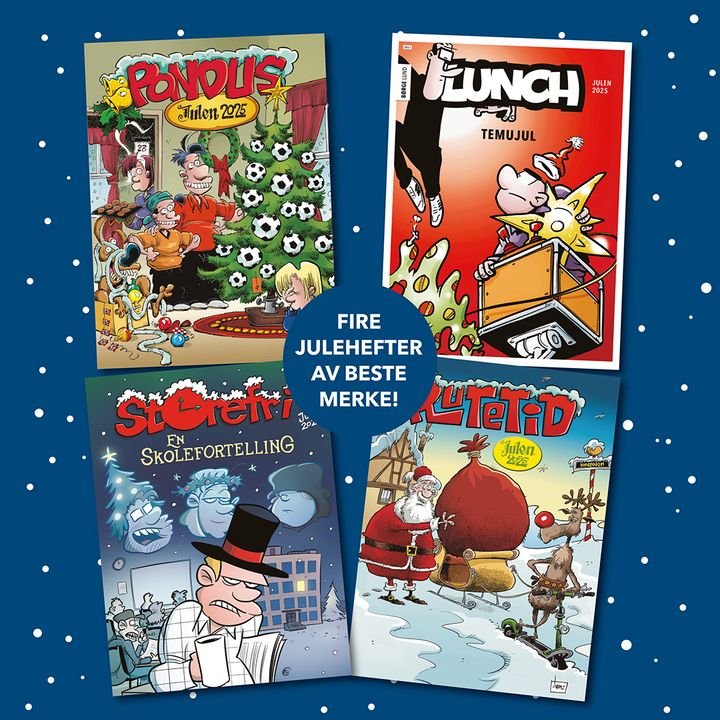 Årets julehefter 4-pack 2025