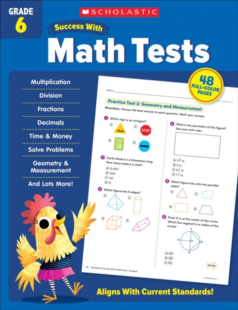 Scholastic Success With Math Tests, Grade 6