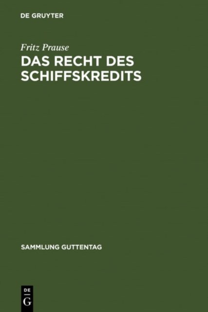 Recht des Schiffskredits