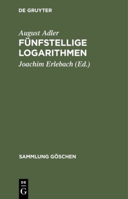 Funfstellige Logarithmen