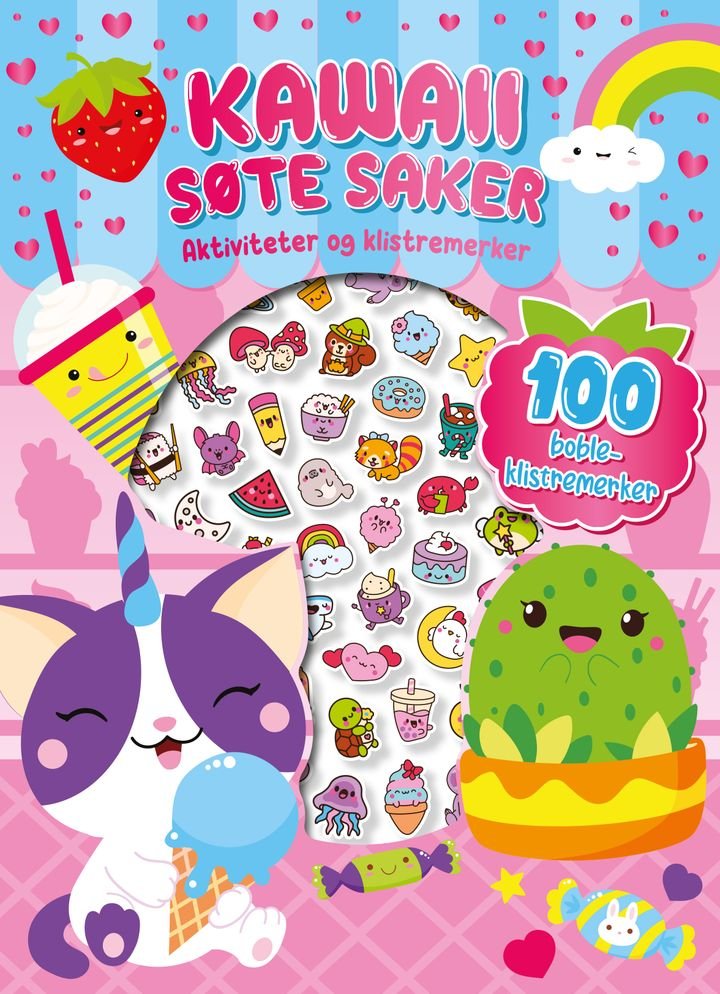 Kawaii søte saker - aktiviteter og klistremerker