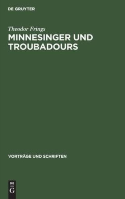 Minnesinger Und Troubadours