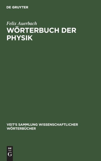 Worterbuch Der Physik