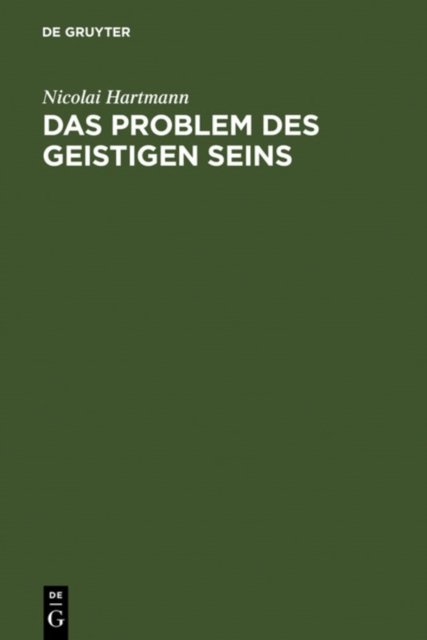 Problem des geistigen Seins