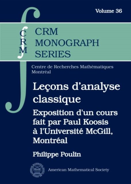 Lecons D'Analyse Classique