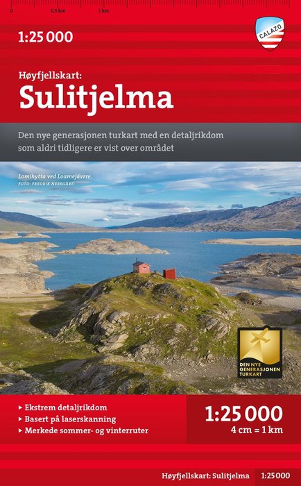 Sulitjelma - Høyfjellskart