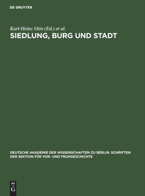 Siedlung, Burg Und Stadt