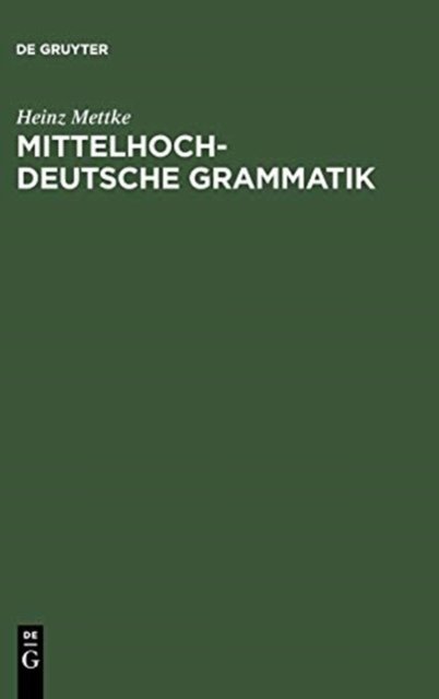 Mittelhochdeutsche Grammatik