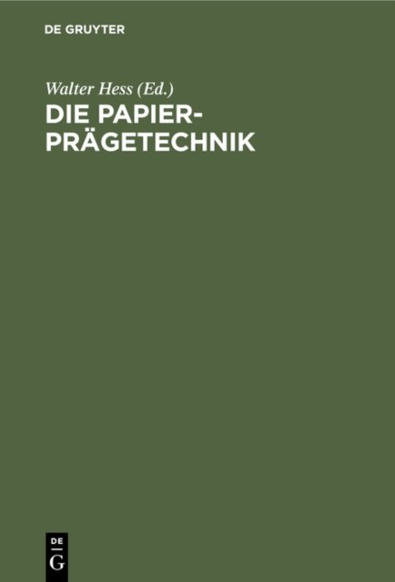 Die Papier-Pragetechnik