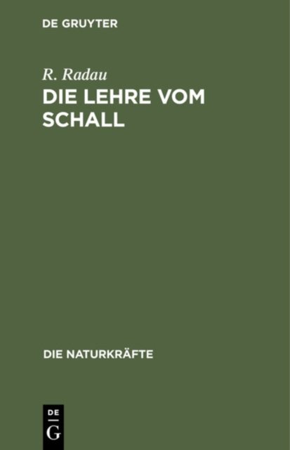 Die Lehre Vom Schall