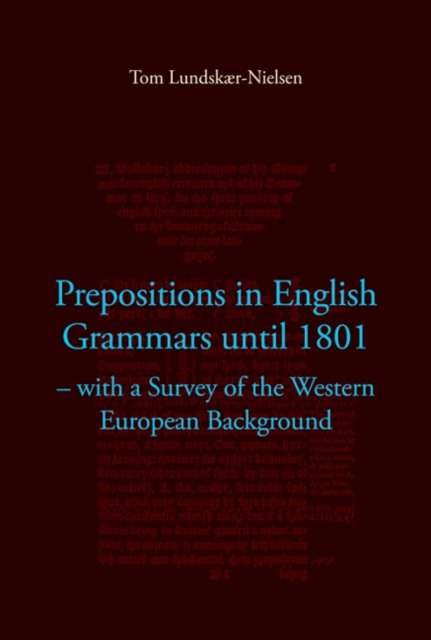 Prepositions in English Grammars Until 1801