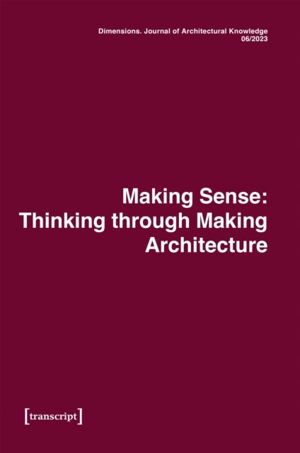 Dimensions. Journal of Architectural Knowledge