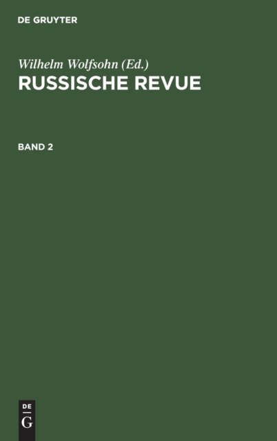 Russische Revue. Band 2