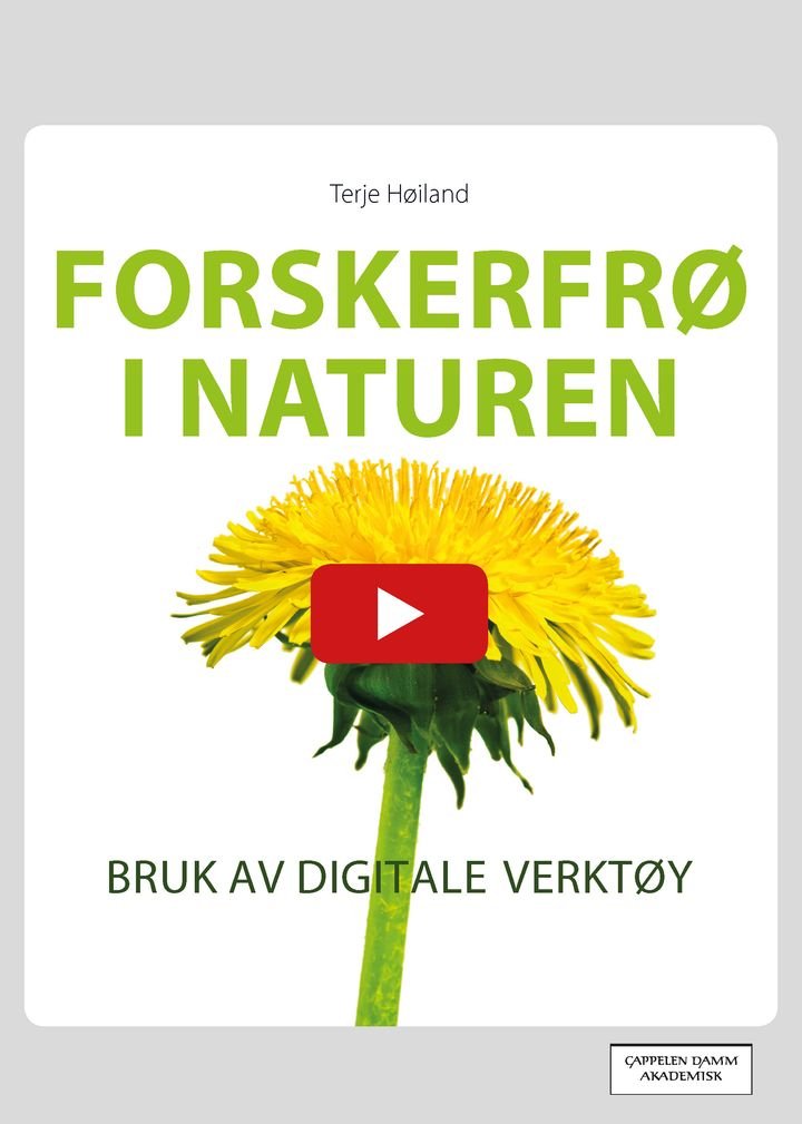 Forskerfrø i naturen - bruk av digitale verktøy