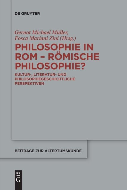 Philosophie in Rom - Romische Philosophie?