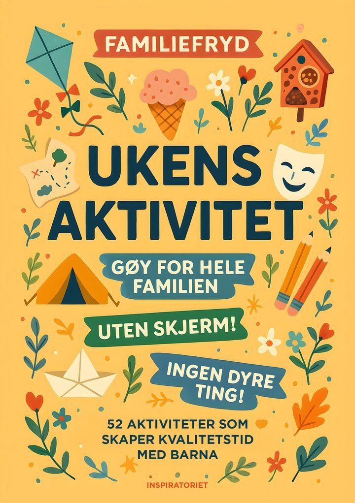 Ukens aktivitet - kvalitetstid med familien - hver uke!