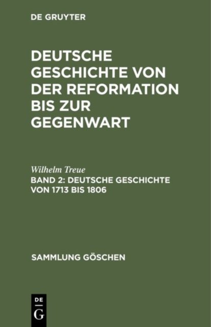Deutsche Geschichte von 1713 bis 1806