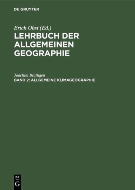 Allgemeine Klimageographie
