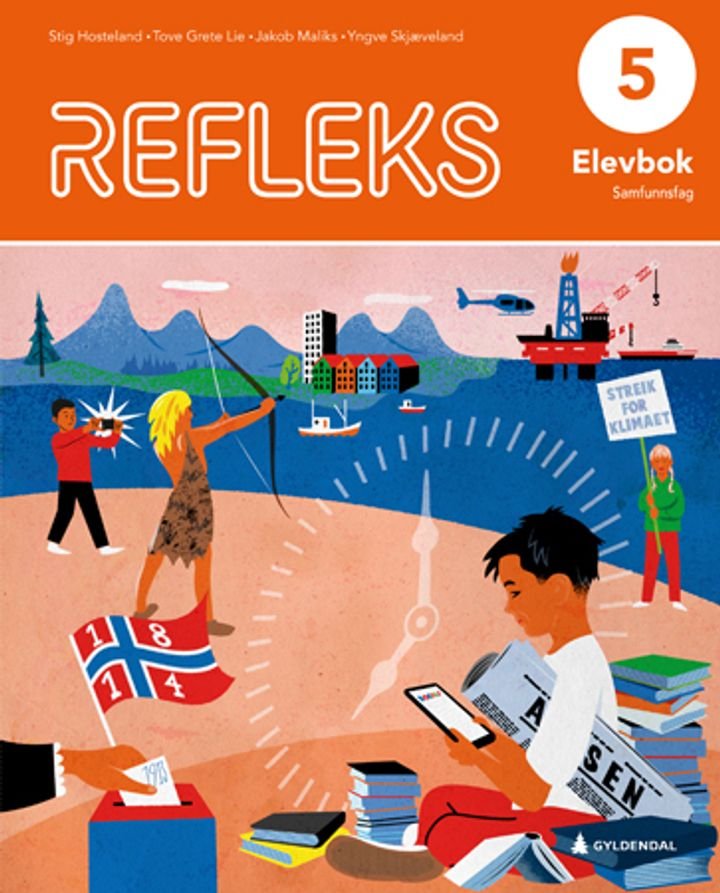 Refleks 5 - Elevbok : samfunnsfag for barnesteget