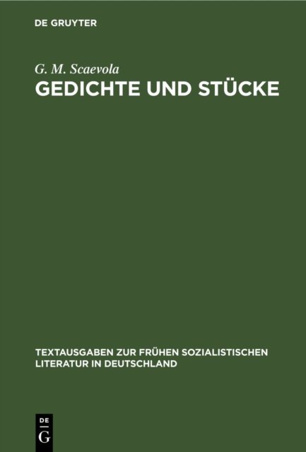 Gedichte Und Stucke